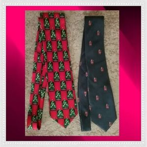 TWO NICE LOOKING CHRISMAS TIES
